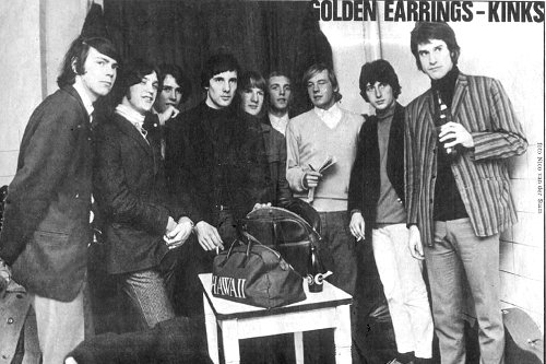 The Golden Earrings with The Kinks in Beverwijk - VEB garage November 21, 1965 (Photo Nico van der Stam)